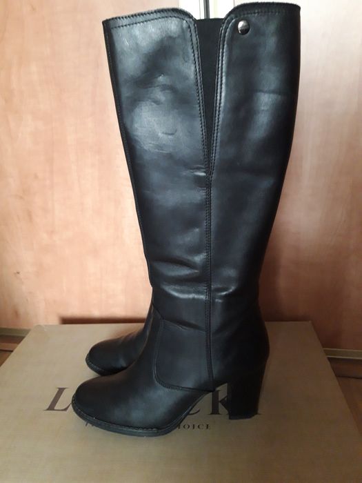 Kozaki Lasocki skórzane