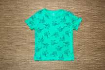 Bluzka krótki rękaw dinozaury H&M rozm. 110-116