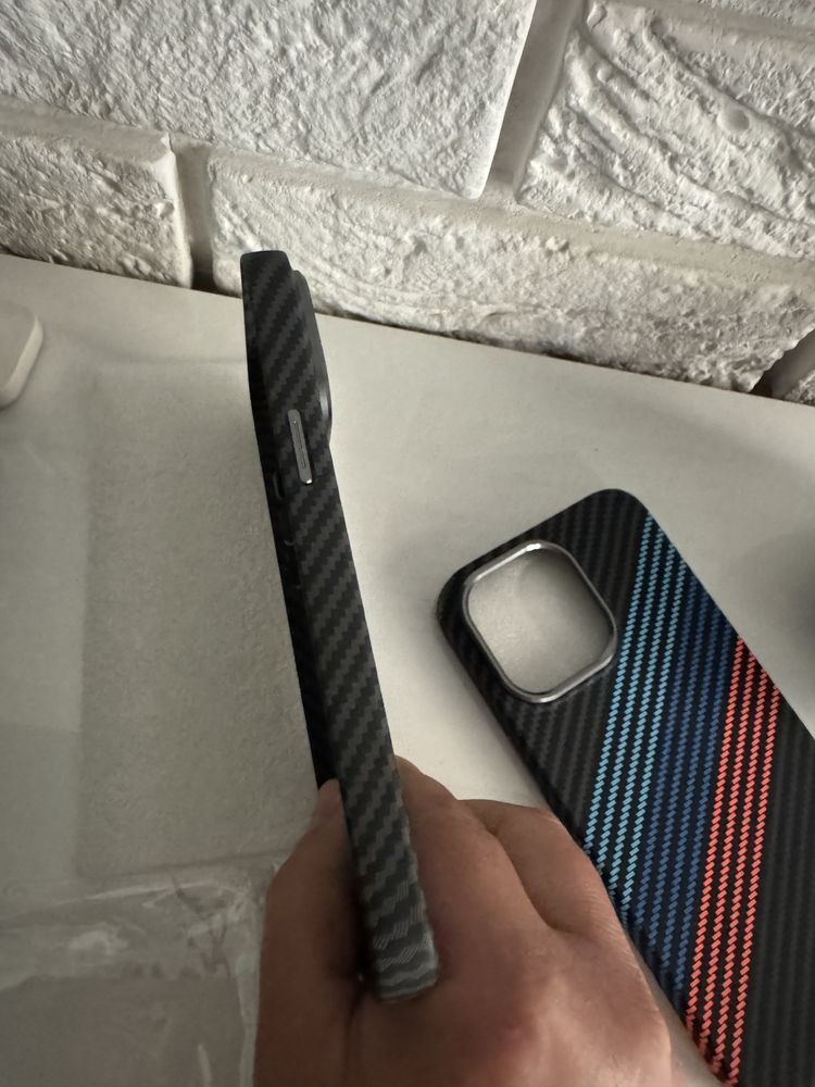Чехол карбон iphone 15 pro Max с MagSafe