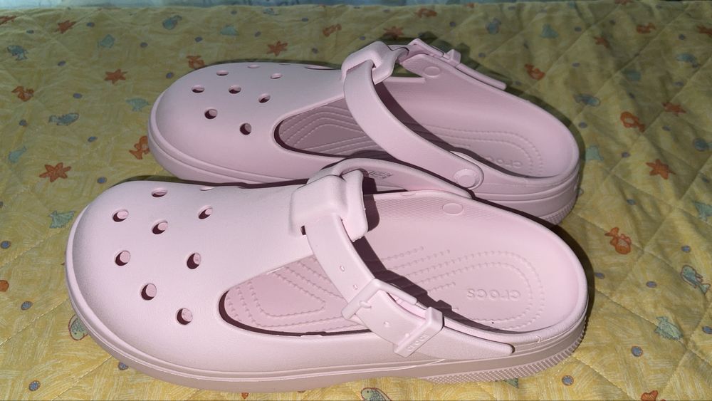 Модель цього року !! Crocs Classic Mary Jane Clog W 11, pink milk