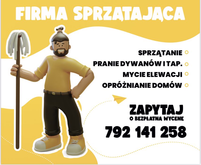 Firma sprzatająca/sprzatanie/pranie/sofa/mycie okien i elewacji