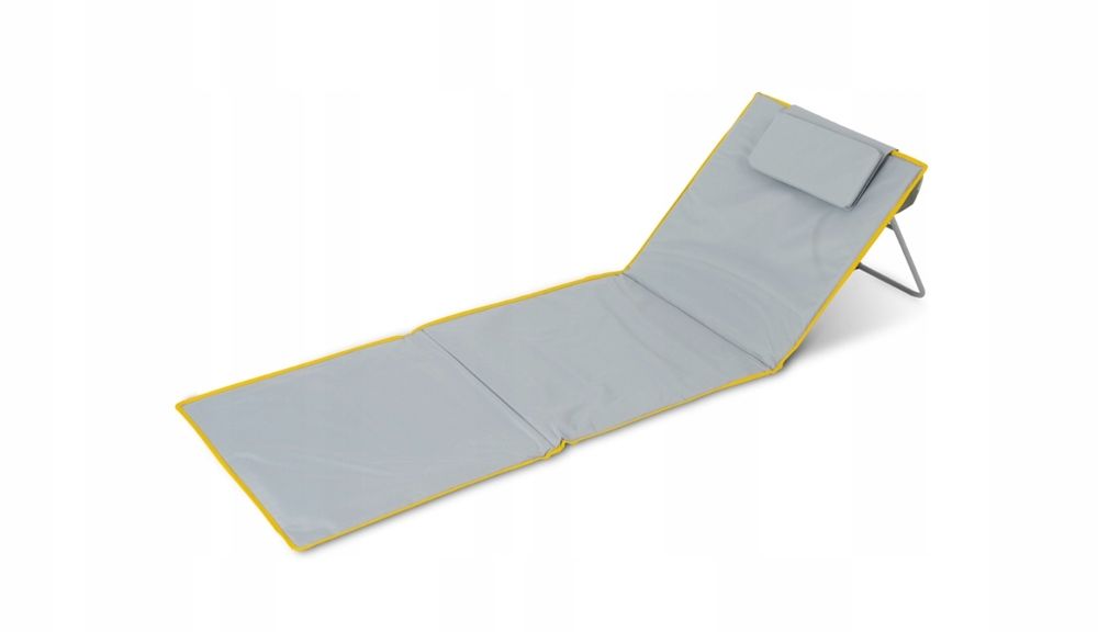 Składana mata plażowa z poduszką i oparciem – Stagecaptain