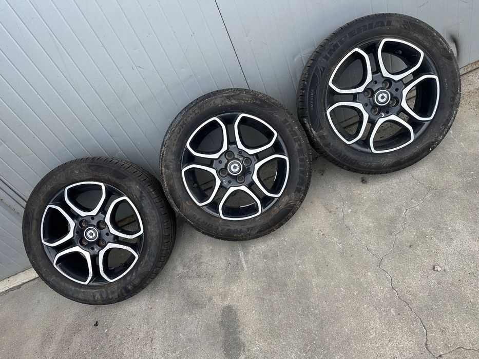 15 SMART 453  twingo clio felga alufelga koło oryginał nowa opona 185/60/15