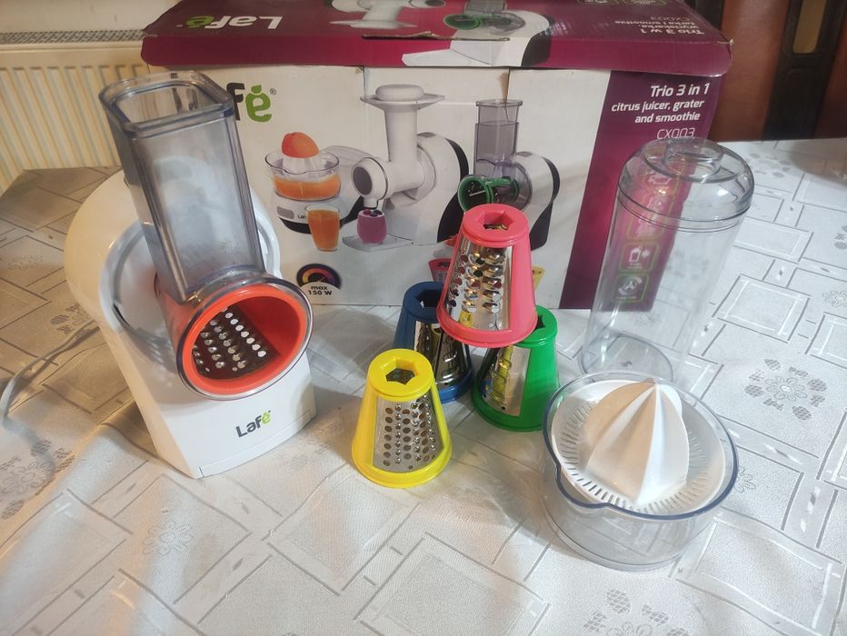 Sokowirówka LAFE CX003 Wyciskarka Szatkownica Smoothie Trio 3w1
