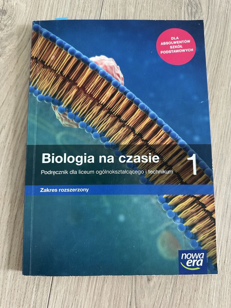 Podręcznik + karty pracy do biologii - klasa -1