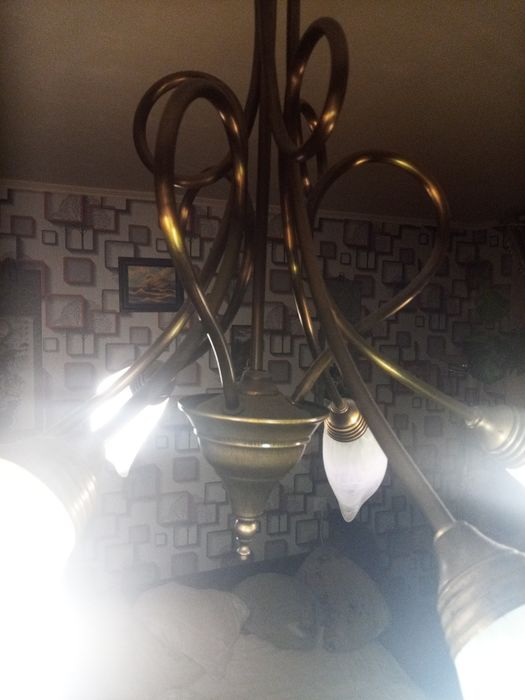 Люстра ексклюзивна з латуні обмін