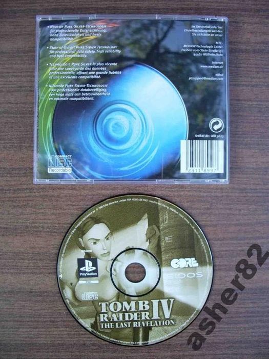 Игра на PS1 "Tomb Raider IV: The Last Revelation" (PAL)