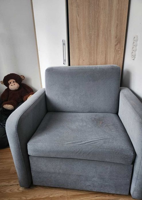 Sofa jednoos.amerykanka.Łóżko jednoosobowe do spania.Możliwy transport