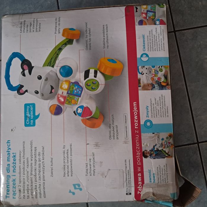Chodzik Fisher  Price Zebra