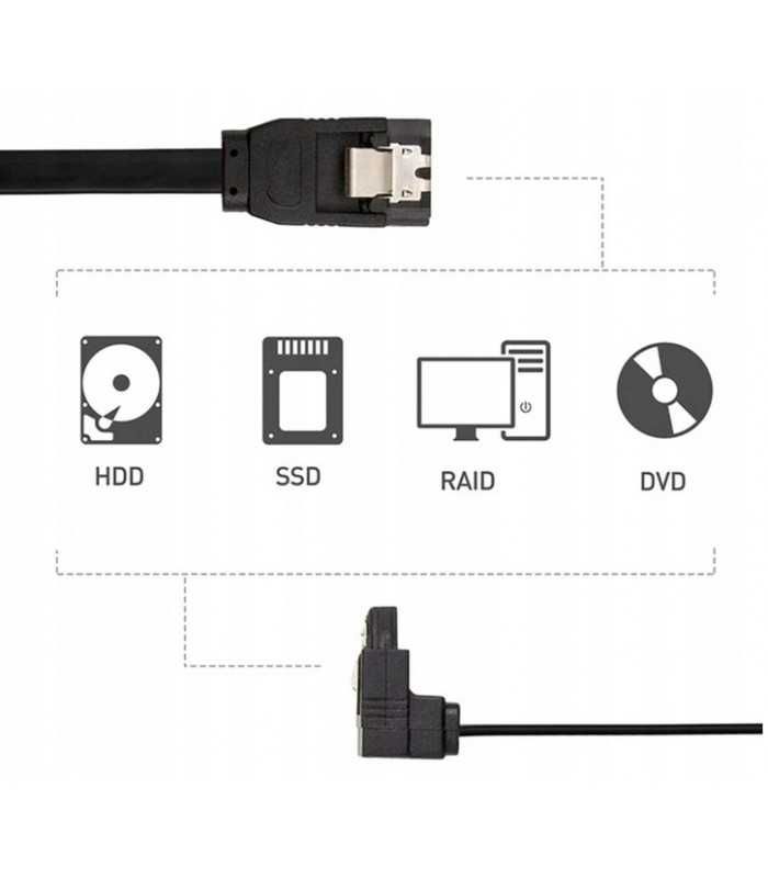 Kontowy konwerter kabel SATA 3.0 do SSD/HDD/DVD 6 Gb/s – kabel 40 cm