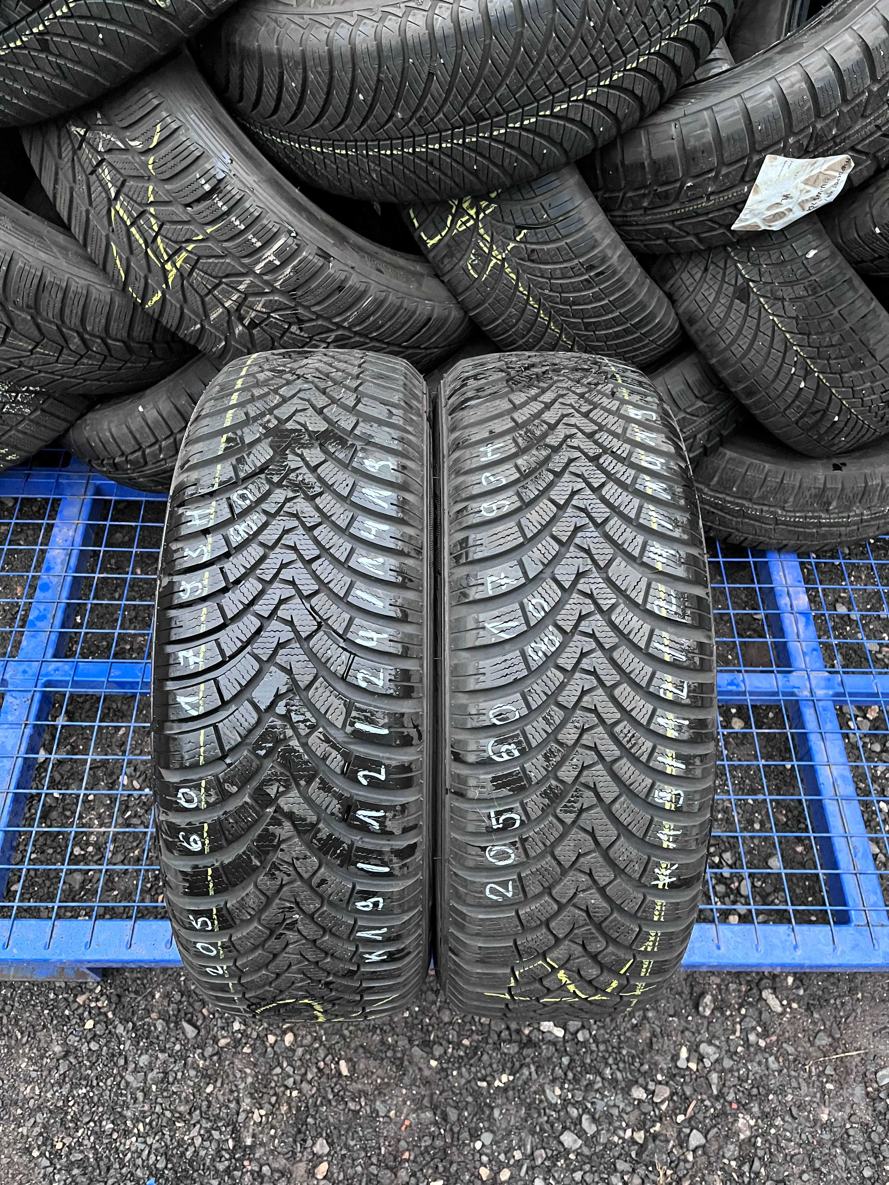 2 opony używane 205/60R17 93 H Falken Eurowinter HS01