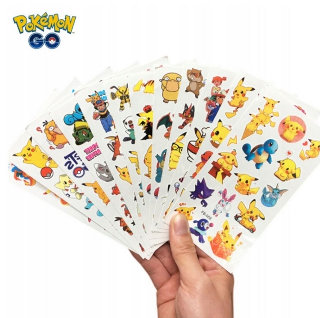 Zestaw bransoletki POKEMON + tatuaże