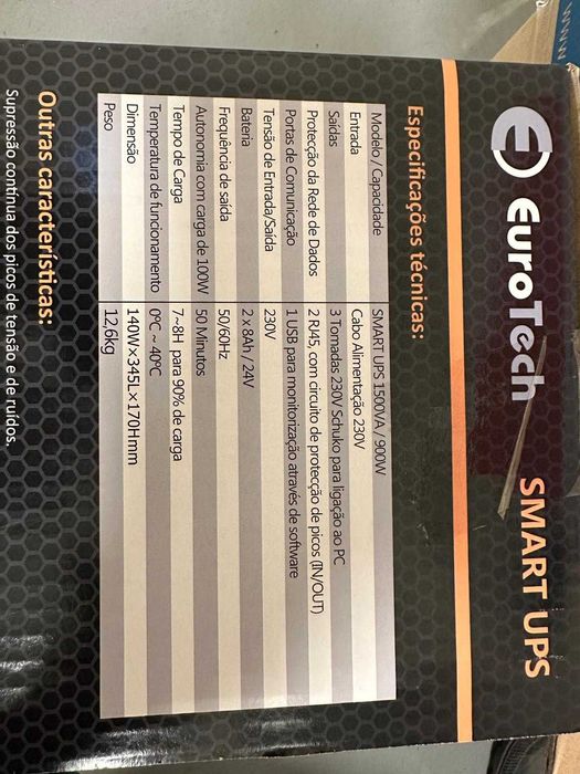 Vendo UPS 1500VA/900W nova