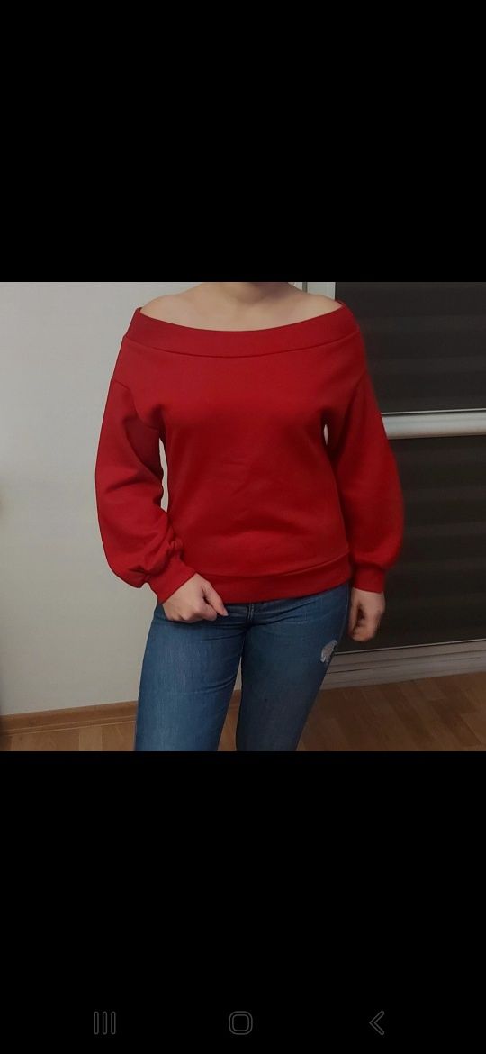 Bluza czerwona S H&M