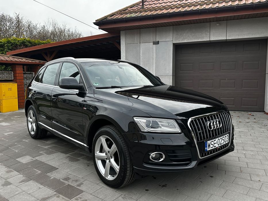 Audi Q5 2.0TDI Quattro S-Tronic*3xS-Line*Bi-Xenon*Navi*Skóry*SideAssist*KEY*19