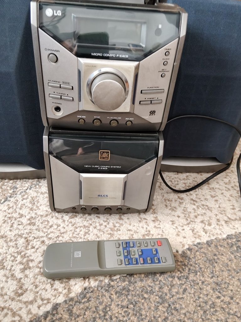 Wieża stereo LG szara