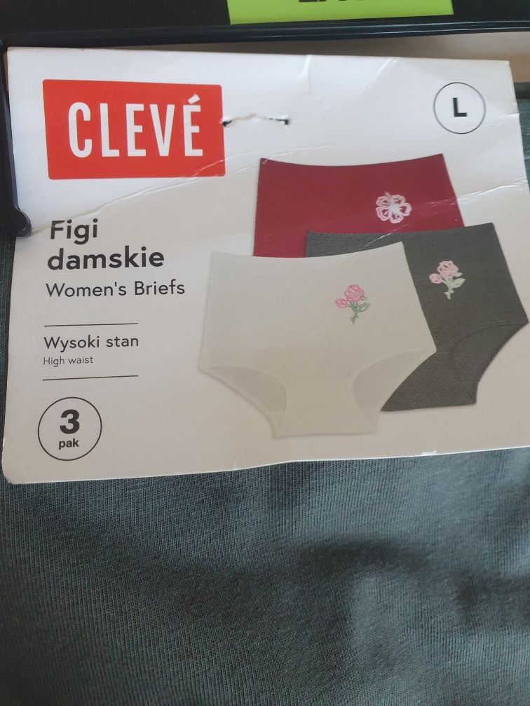 Figi damskie 3 sztuki