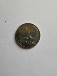 Moneta 20 złotych 1990 PRL