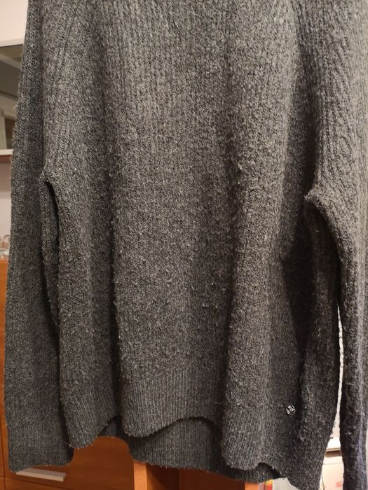 Sweter Tom Tailor ciemny siwy rozmiar M