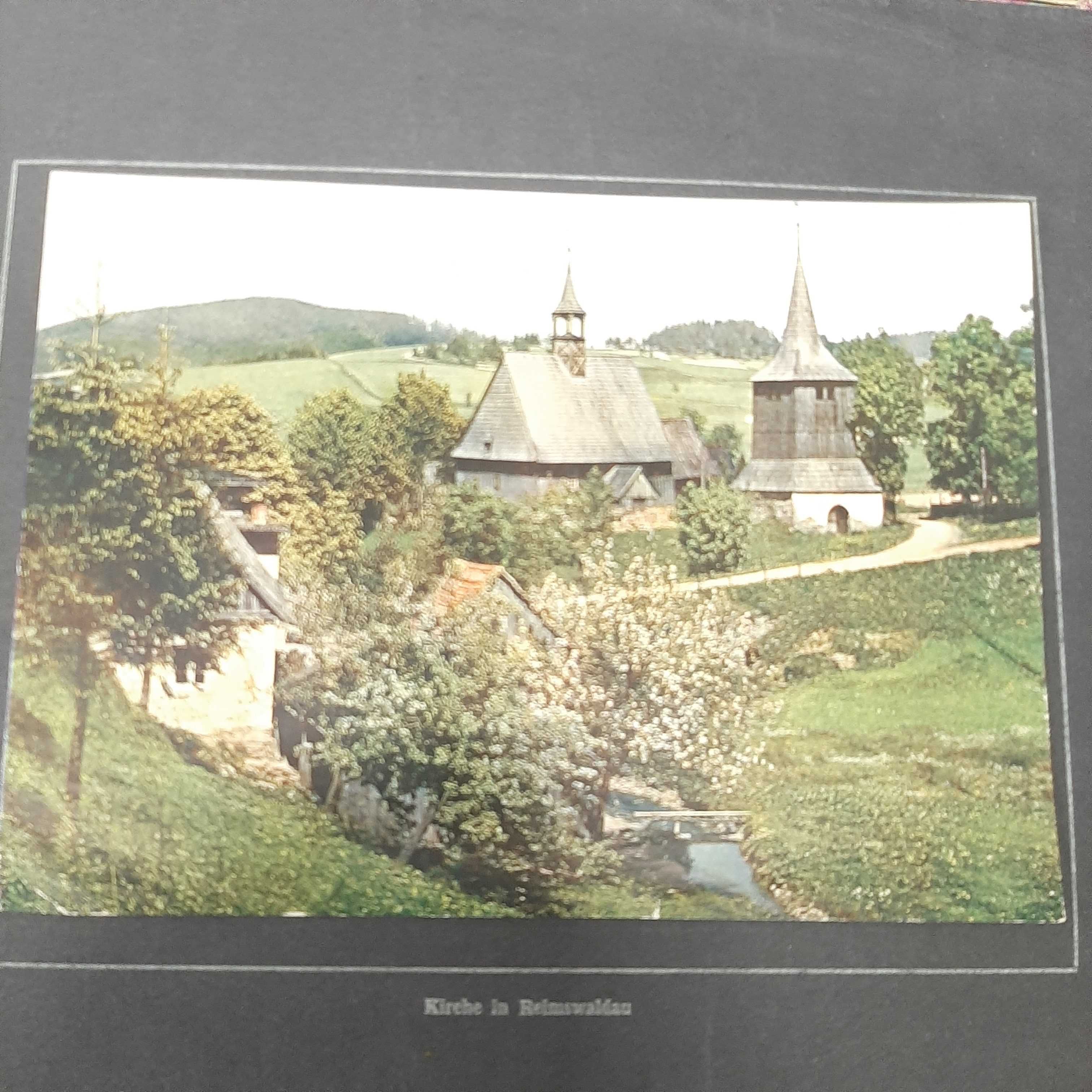 Fotogram Rybnica Leśna kościół 1923r.
