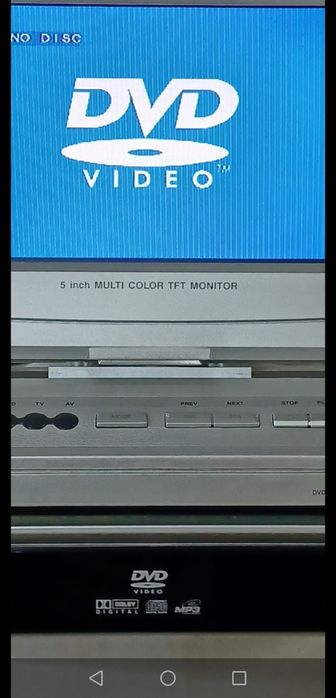 Sistema de Vídeo/ Leitor DVD Portátil