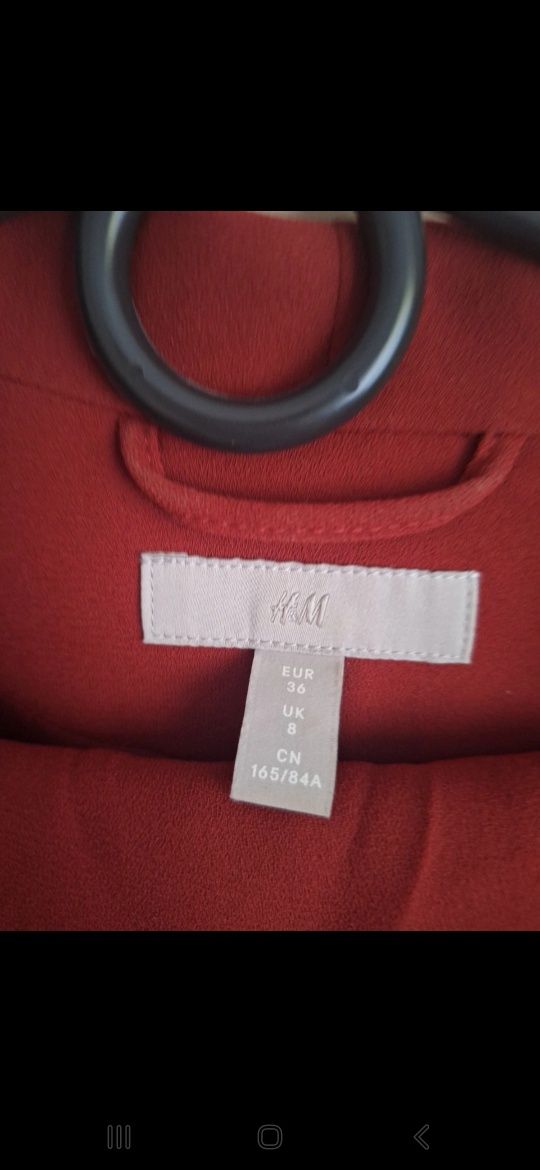 H&M komplet garnitur spodnie i marynarka s 36