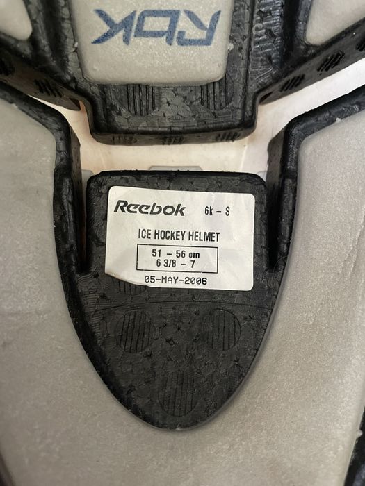 Детский хоккейный шлем reebok rdk s