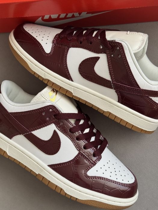 36-45 Nike SB Dunk Burgundy Croc