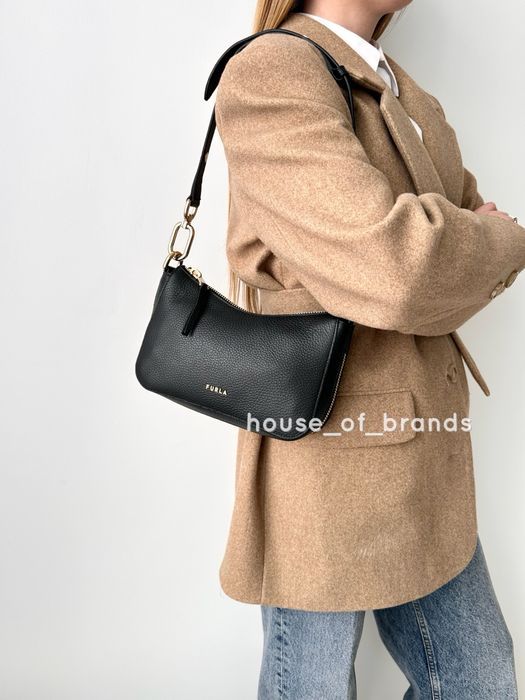 Furla Skye Hobo Жіноча шкіряна сумочка фурла хобо женская сумка кожа