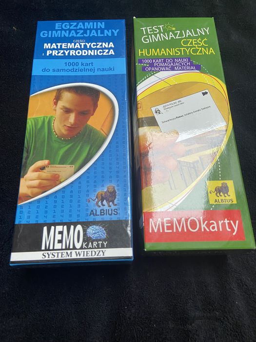 Fiszki memo karty cześć matem przyrod i human do gimnazjum  i 8 kl