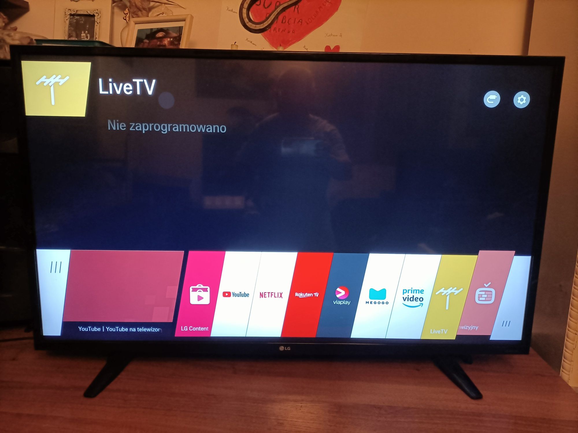 Tv LG 43" SMART 4K DVB-T 2 hevc WiFi UHD telewizor WebOs LED IDEALNY