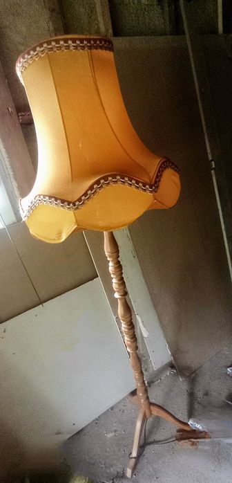 Lampa abażur PRL