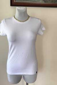 Biały t-shirt 158/164 4F mała wada