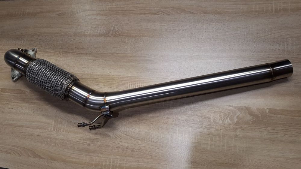 Даунпайп Skoda Octavia A5 Audi A3  Downpipe HEAT SHIELD