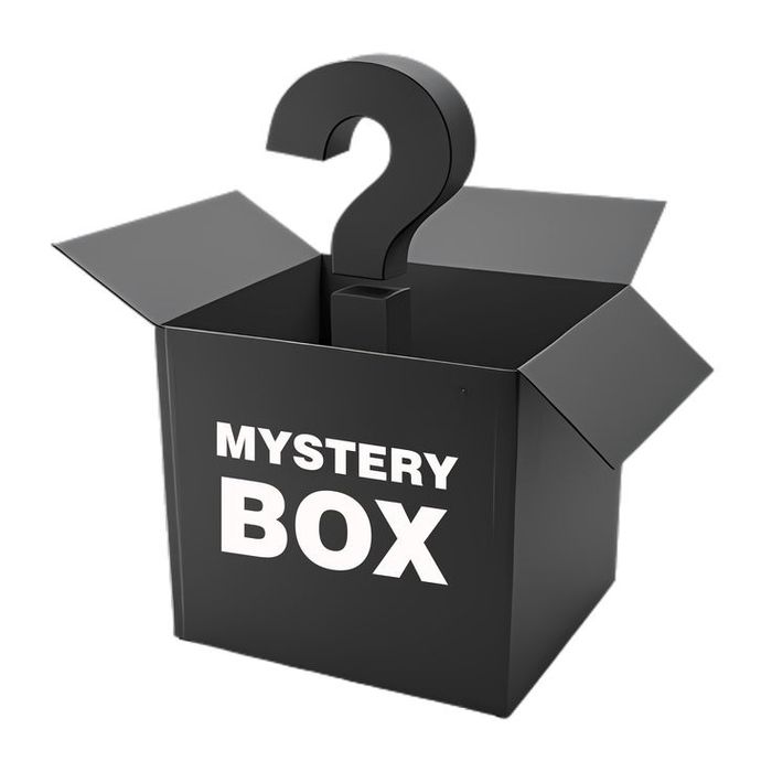 mistery box z rzeczami z włóczki