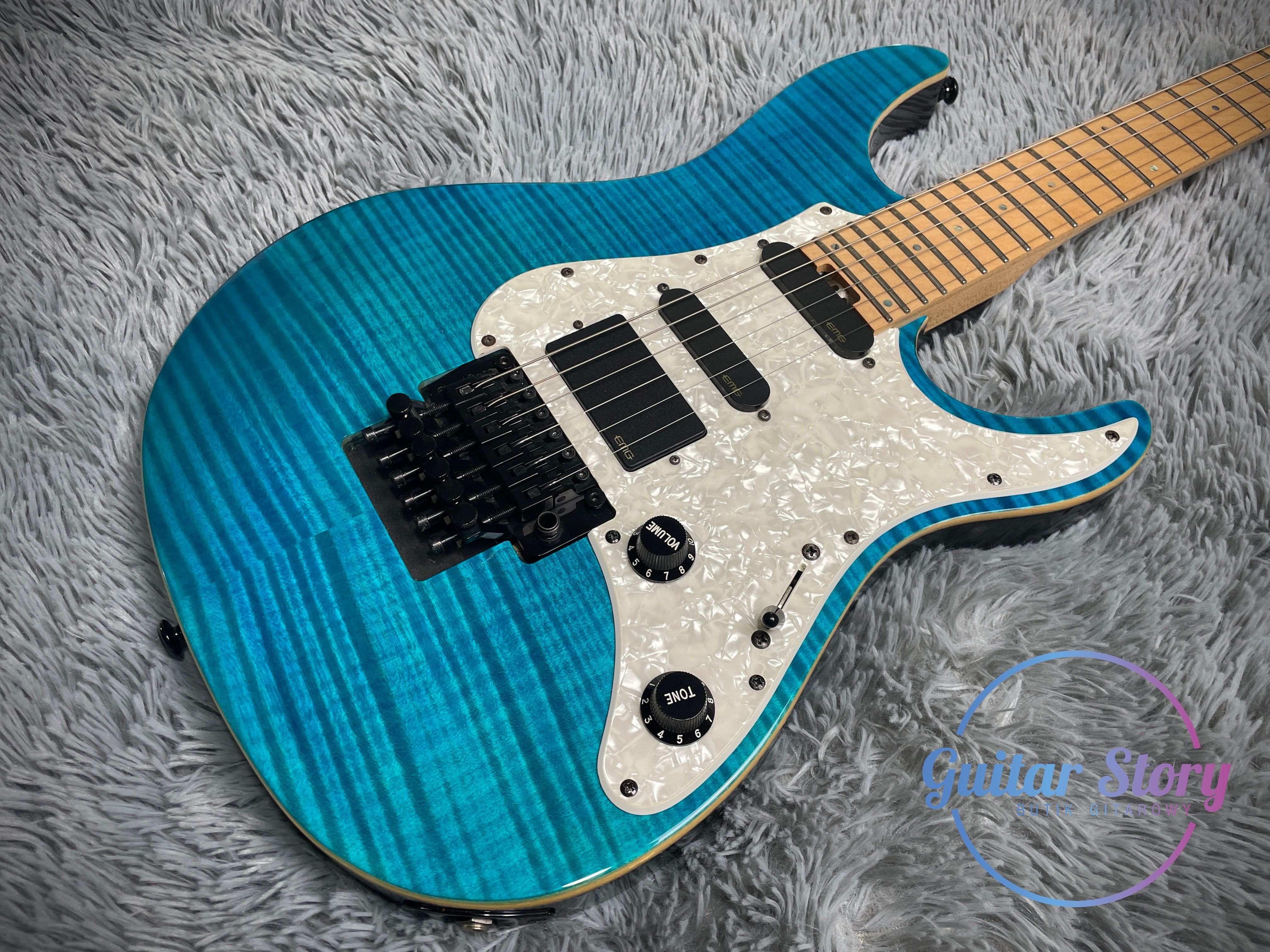 2015 ESP LTD SN-1000 FM Aqua Marine