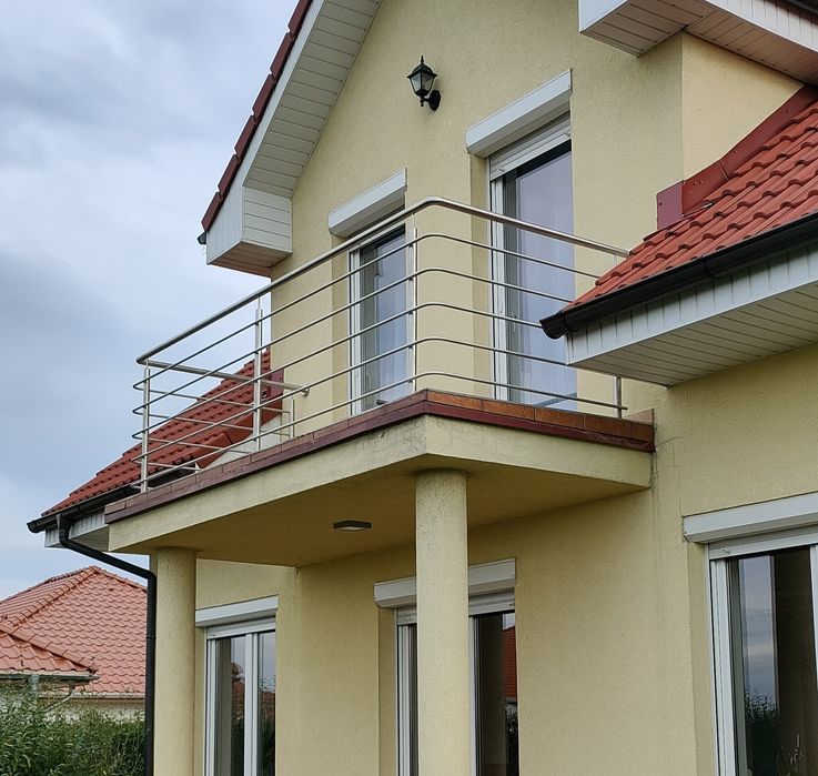 Balustrada ze stali nierdzewnej balkon taras schody Gorzów i okolice
