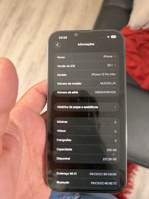 Iphone 13 pro max 256gb azul