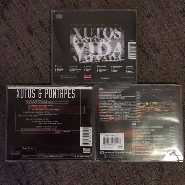 PACK 3 cds originais musica (nacional/portuguesa)