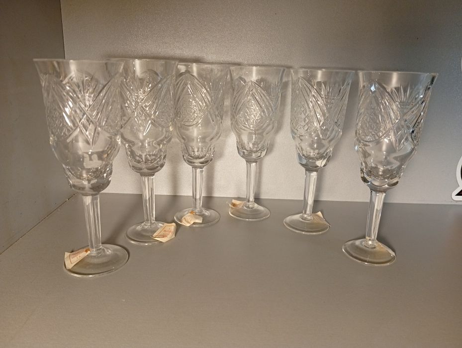 Фужеры хрустальные 6 штук