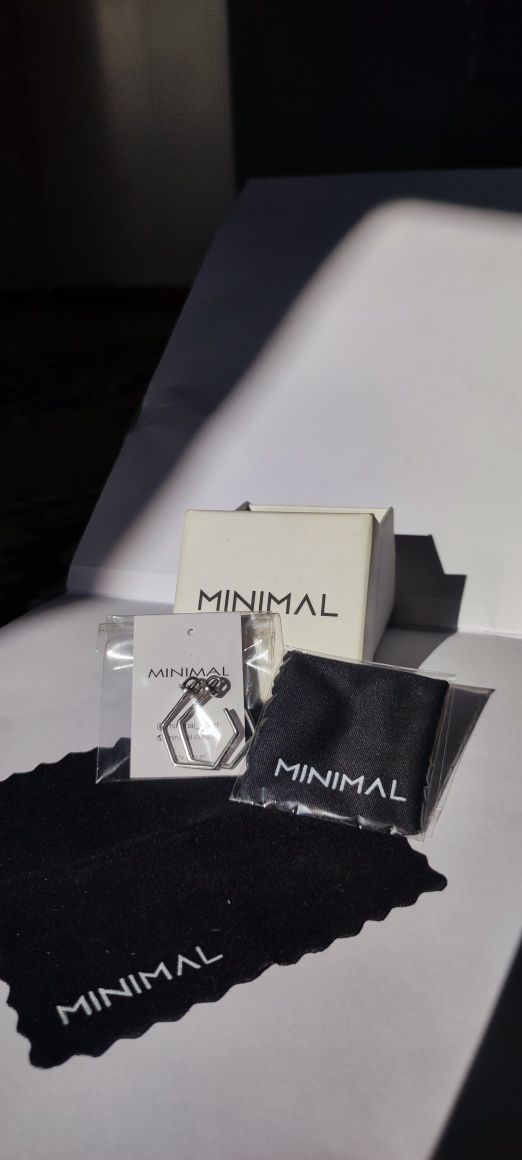 Сережки зі срібла "імпровізація" - Minimal