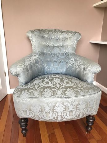 Fotel vintage tapicerowany
