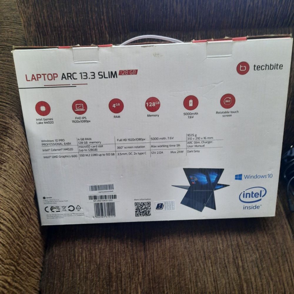 Laptop Techbite Arc 13.3 Slim 128 GB