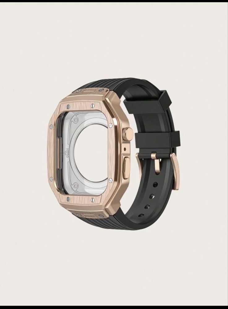 Caixa de Proteção Luxo Apple Watch – Aço Inoxidável