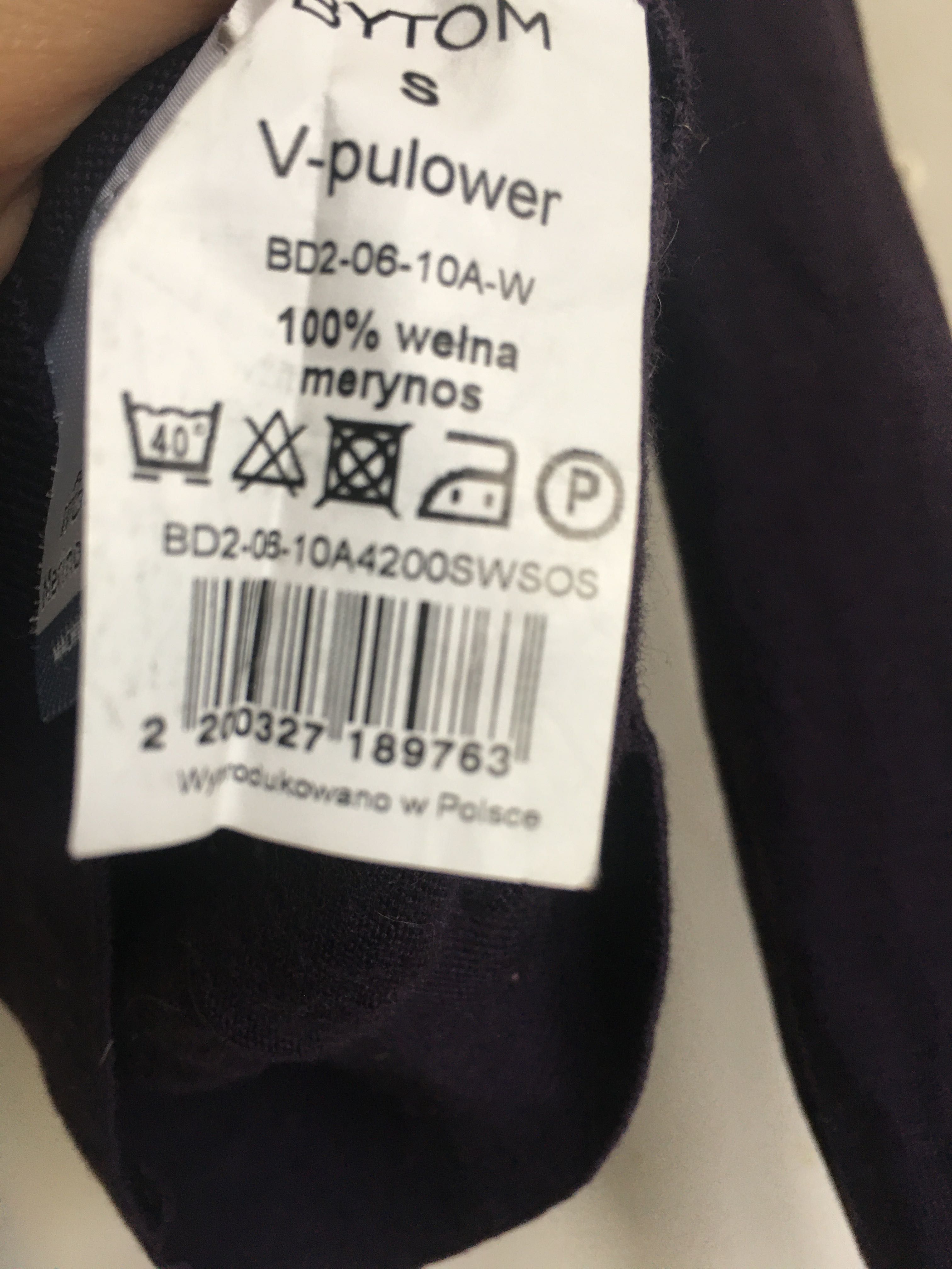 Sweter z wysokiej jakości wełny merynosów Bytom