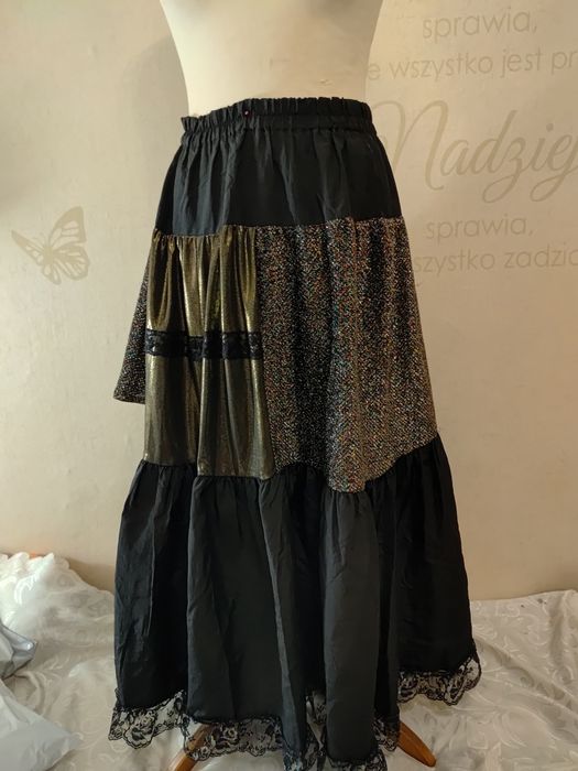 Strój przebranie piękna spódnica dworska wiktoriańska