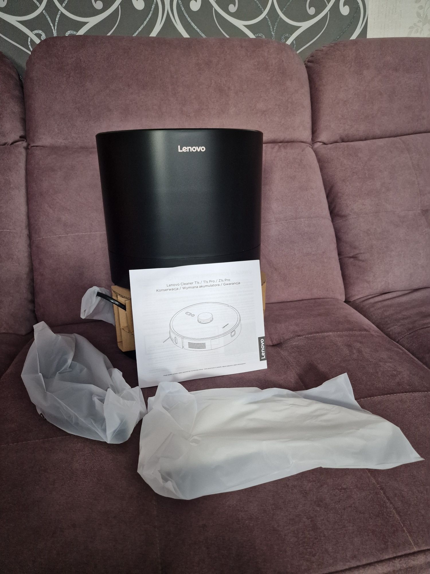 Lenovo Cleaner T1S  pro Nowy czarny