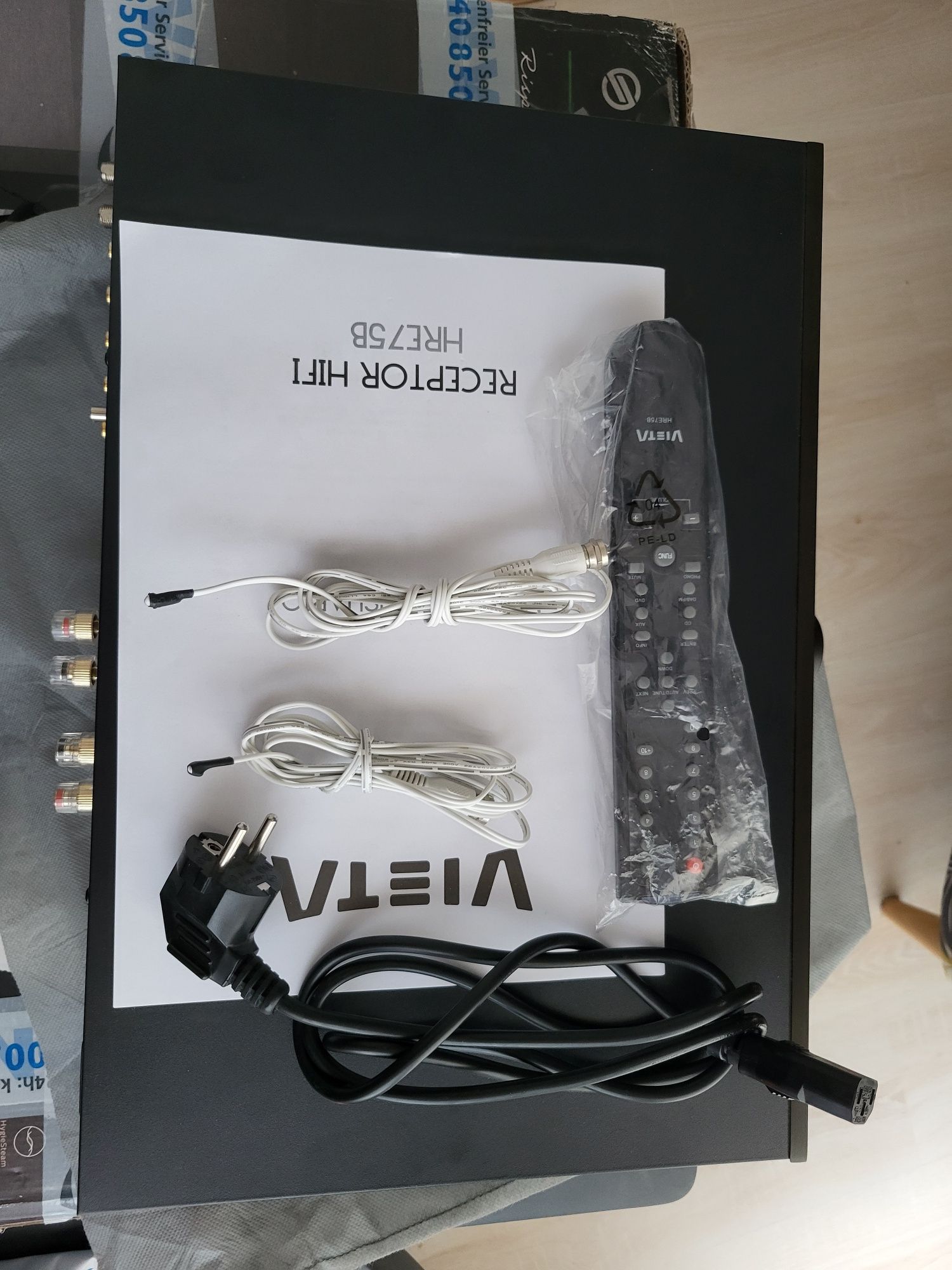 Wzmacniacz amplituner 2.1 Vieta HRE75B fm/dab 2x75w