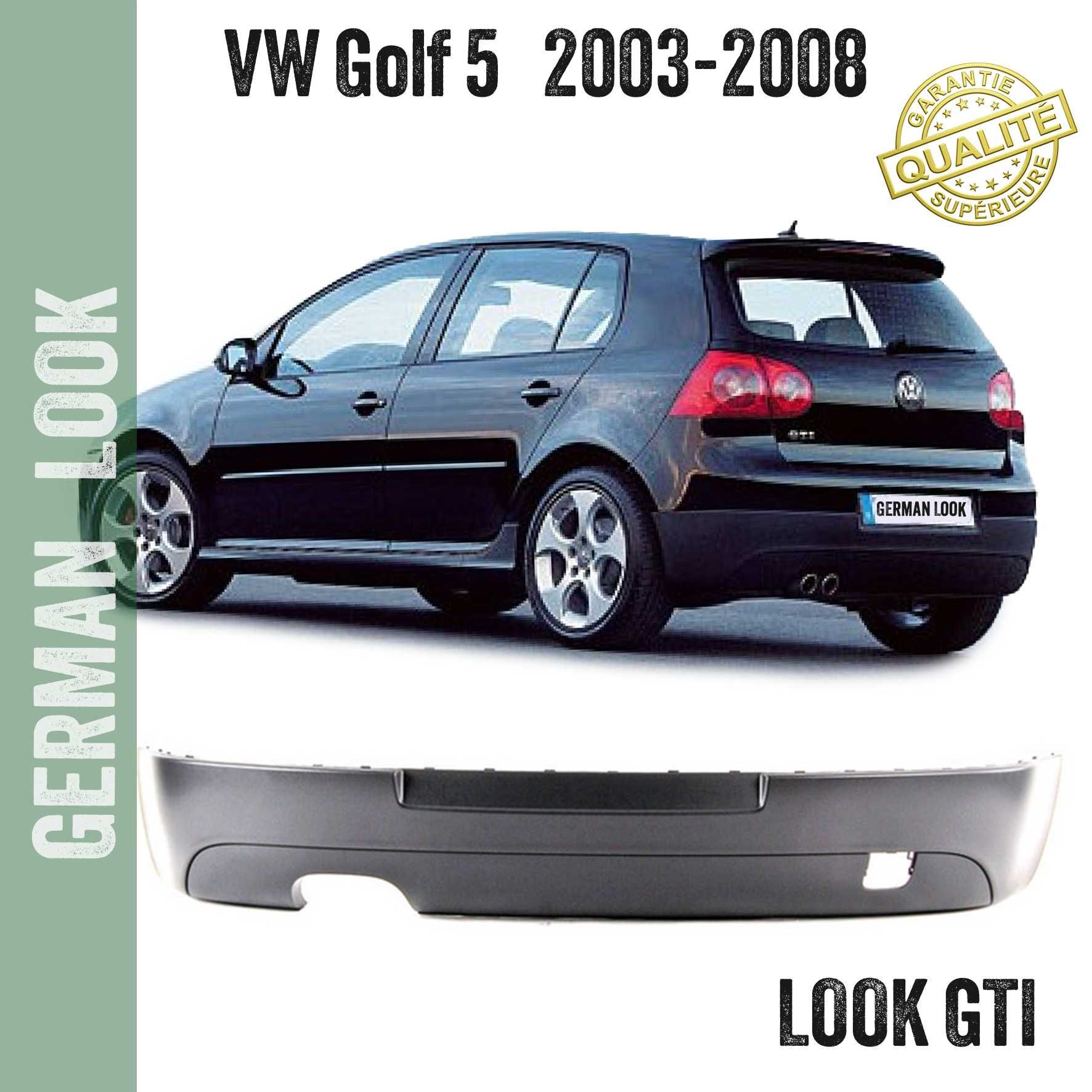 Difusor de para-choque traseiro Look GTI / GT para Volkswagen Golf 5