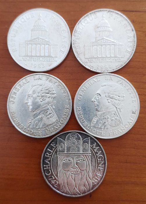 moedas prata 100 francos (#5)
